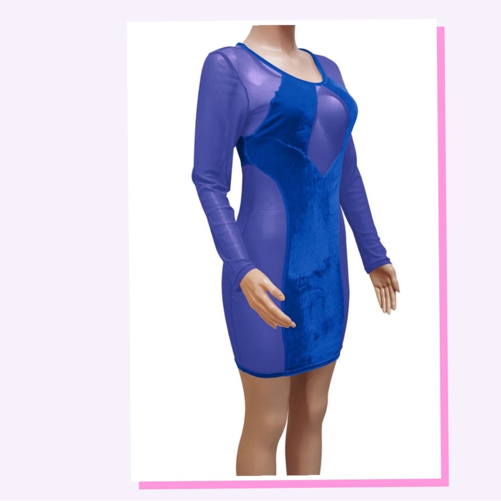 Blue Mini Dress